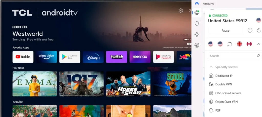 Testing NordVPN as the best VPN for Android TV