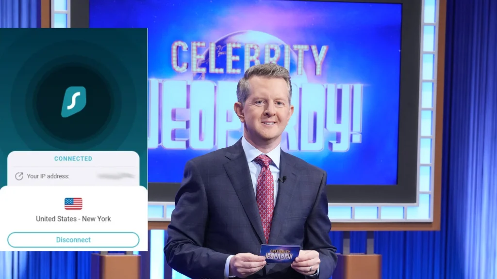 Celebrity Jeopardy! Season 3 was accessed with Surfshark