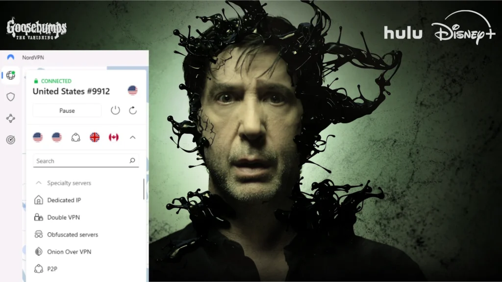Goosebumps: The Vanishing was accessed with NordVPN