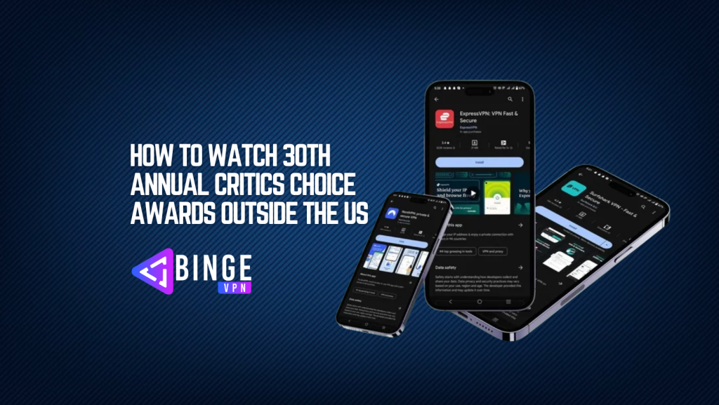 How to Watch 30th Annual Critics Choice Awards Outside the US on Peacock TV