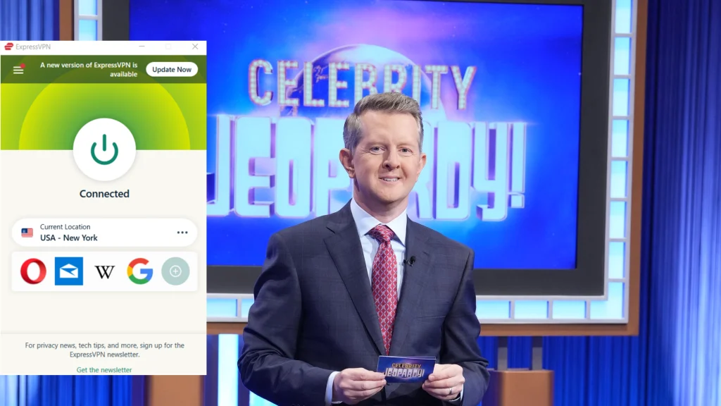 I could watch Celebrity Jeopardy! Season 3 outside the US with ExpressVPN