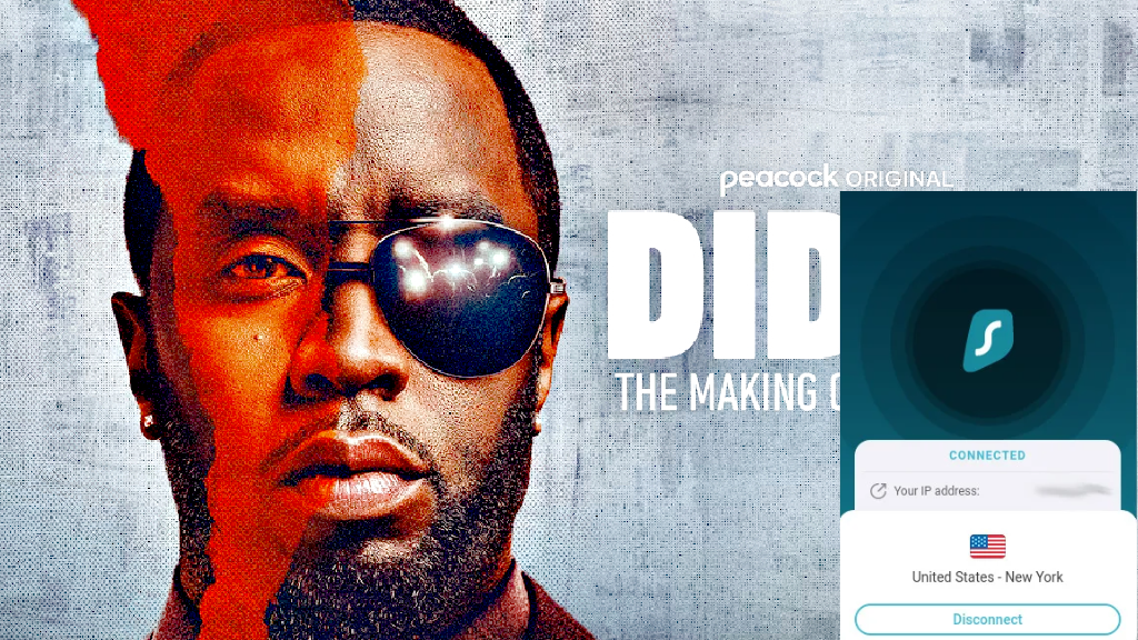 Watch Diddy: The Making of a Bad Boy Outside the US on Peacock with SurfShark