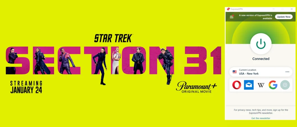 Watch Star Trek: Section 31 Outside the US on Paramount+ with ExpressVPN