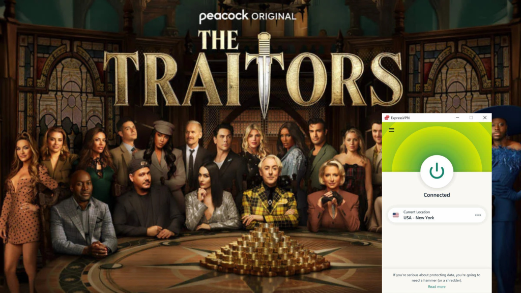 Watch The Traitors Season 3 Outside the US on Peacock with ExpressVPN