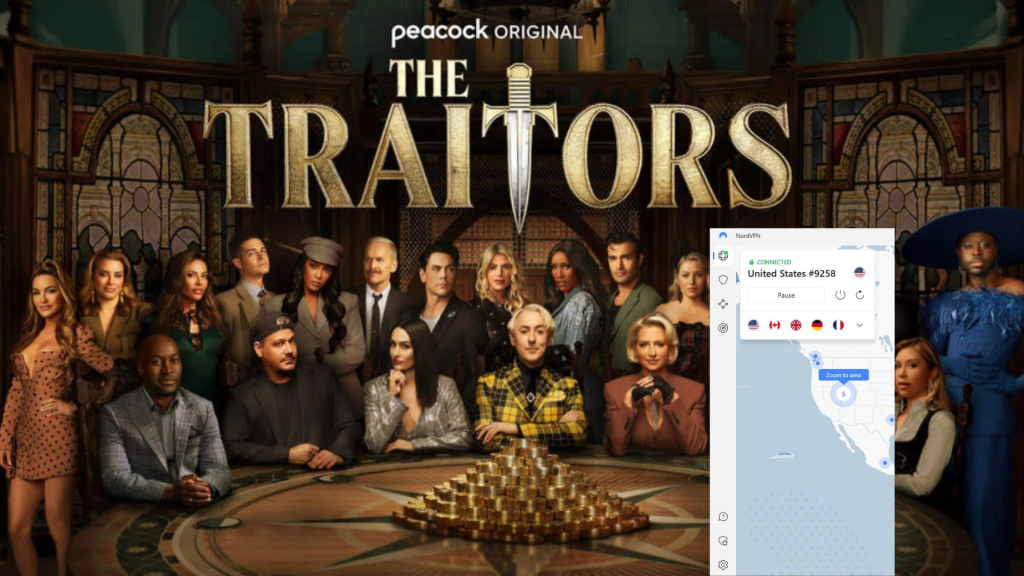 Watch The Traitors Season 3 Outside the US on Peacock with NordVPN