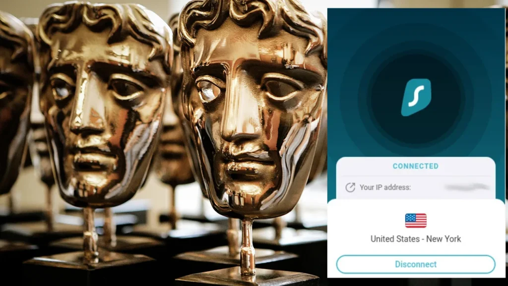 I could watch The 78th British Academy Film Awards Outside the UK on BritBox with SurfShark