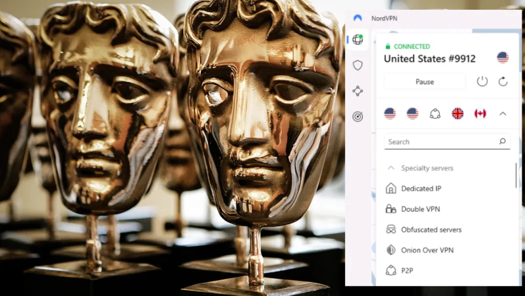 I could watch The 78th British Academy Film AwardsOutside the UK on BritBox with NordVPN