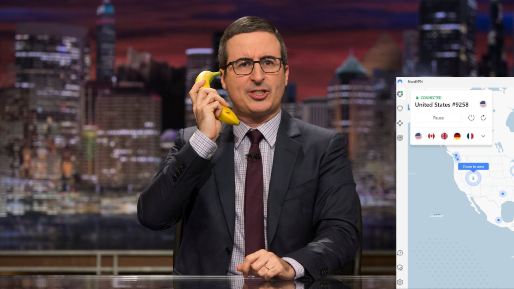  Watch Last Week Tonight with John Oliver Season 12 outside the US on Max with NordVPN