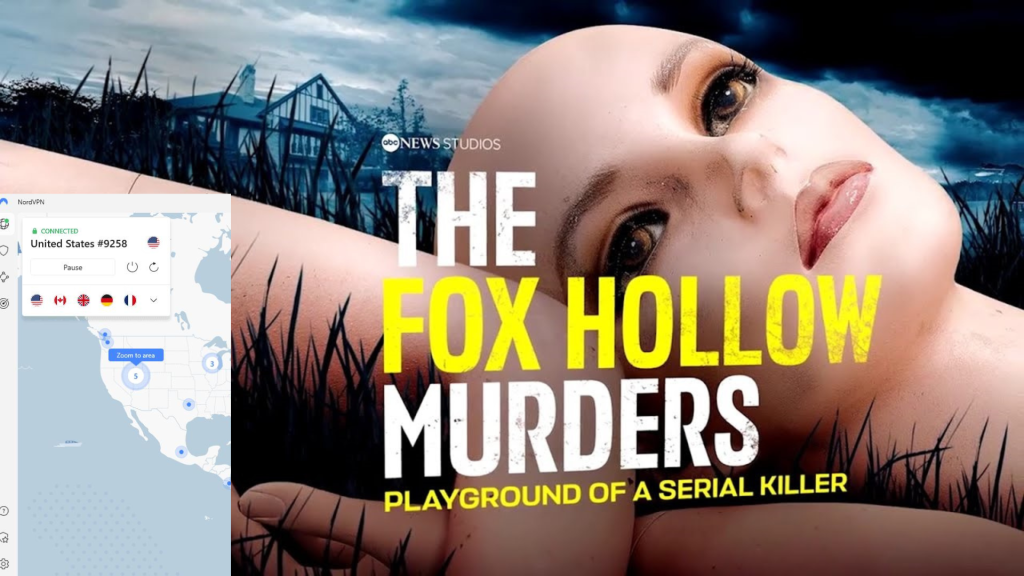 Watch The Fox Hollow Murders: Playground of a Serial Killer Outside the US with NordVPN